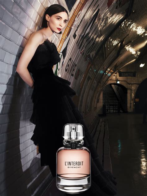 rooney mara de givenchy|rooney mara givenchy perfume.